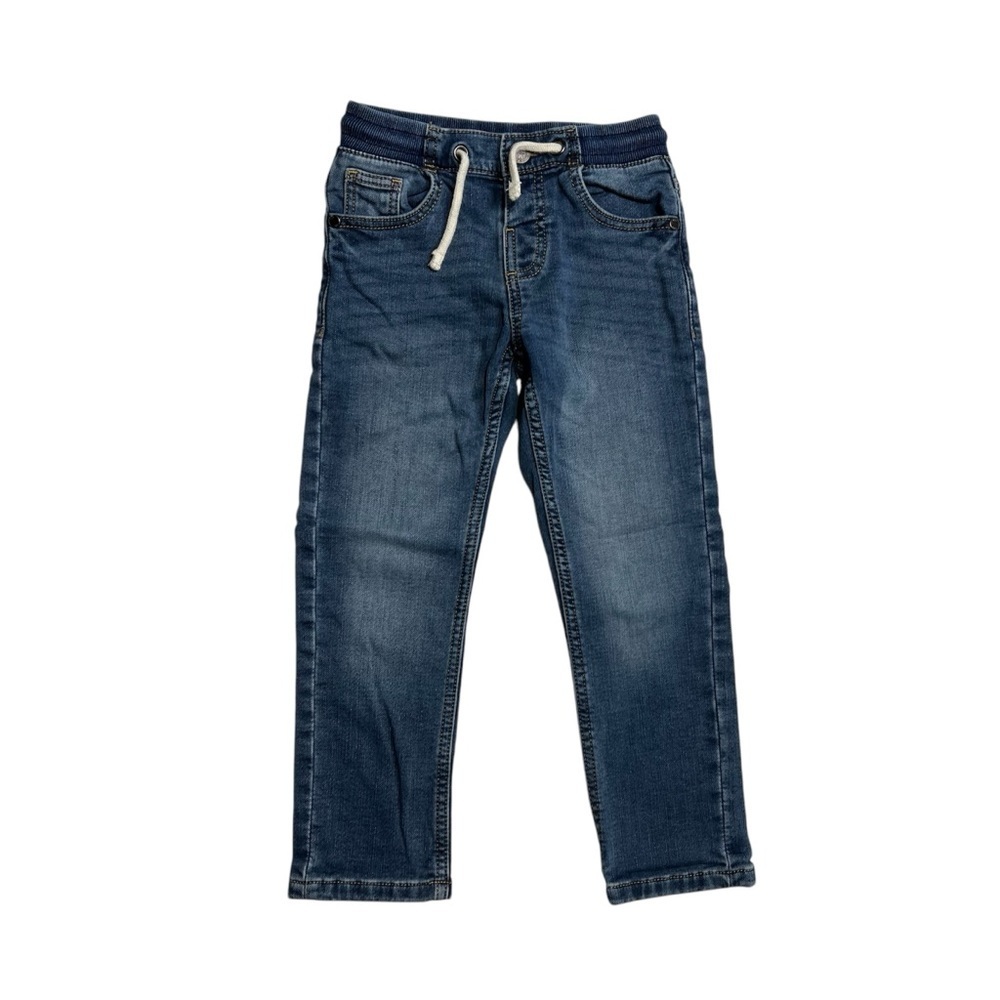 Blue Denim pull on‎ Jogger Jeans with Drawstring